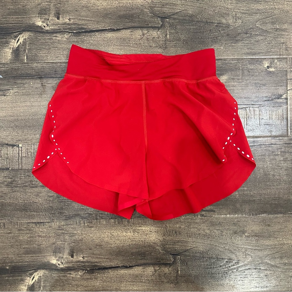lululemon athletica Red Fast and Free Shorts XS/2